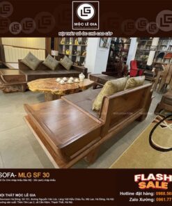 Bộ sofa gỗ óc chó cao cấp nhất 2022