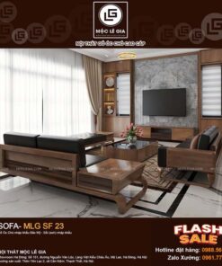 Bộ sofa gỗ óc chó MLG SF23