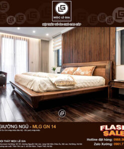 Giường ngủ gỗ óc chóMLG GN14