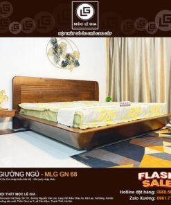 Giường ngủ gỗ óc chó MLG GN68