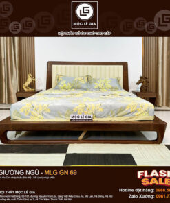 Giường ngủ gỗ óc chó MLG GN69