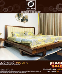 Giường ngủ gỗ óc chó MLG GN70