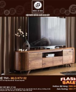 Kệ Tivi Gỗ Óc Chó MLG KTV02