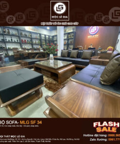 Bộ sofa gỗ óc chso MLG SF 34