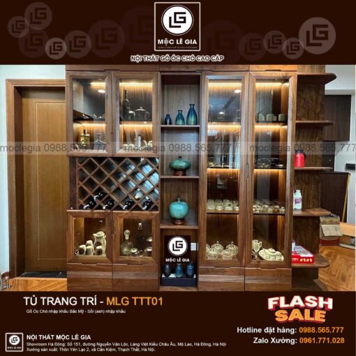 Tủ trang trí MLG TTT01