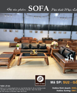 Bộ sofa gỗ sồi SU2