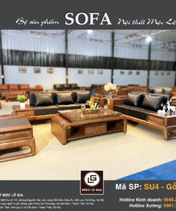 Bộ sofa gỗ sồi SU4