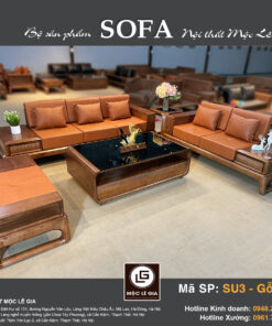 Bộ sofa gỗ sồi SU3