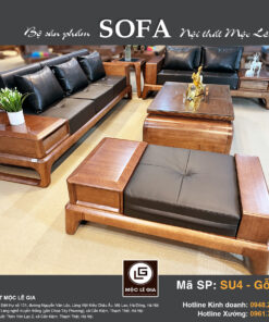 Bộ sofa gỗ sồi SU4