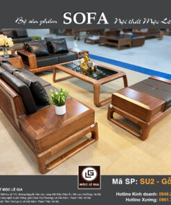 Bộ sofa gỗ sồi SU2