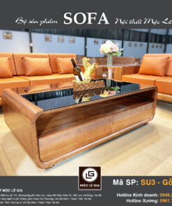 Bộ sofa gỗ sồi SU3
