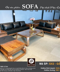 Bộ sofa gỗ sồi SX2