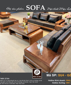 Bộ sofa gỗ sồi SU4