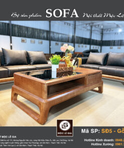 Bộ sofa gỗ sồi SĐ5