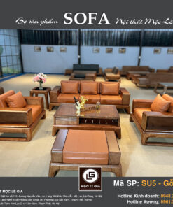Bộ sofa gỗ sồi SU5