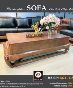 Bộ sofa gỗ sồi SG1