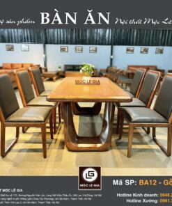 Bộ bàn ăn Gỗ Sồi BA 11