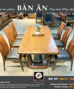 Bộ bàn ăn Gỗ Sồi BA 14