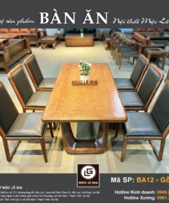 Bộ bàn ăn Gỗ Sồi BA 11
