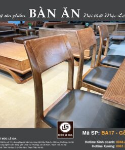 Bộ bàn ăn Gỗ Sồi BA 17