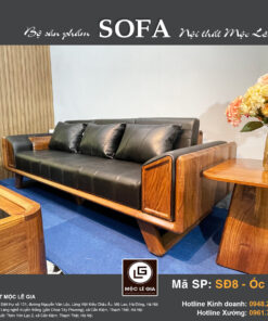 Bộ sofa gỗ óc chó SĐ8