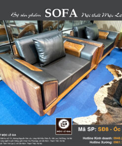 Bộ sofa gỗ óc chó SĐ8