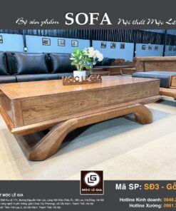 Bộ sofa gỗ sồi SĐ3