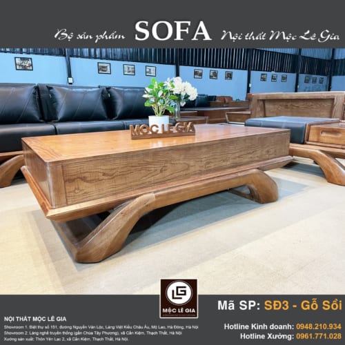 Bộ sofa gỗ sồi SĐ3