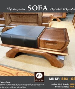 Bộ sofa gỗ sồi SĐ3