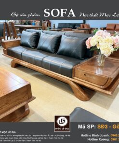 Bộ sofa gỗ sồi SĐ3