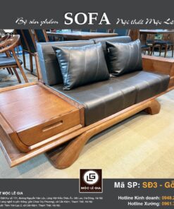 Bộ sofa gỗ sồi SĐ3
