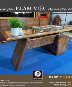 Bàn làm việc gỗ óc chó