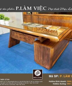 Bàn làm việc gỗ óc chó