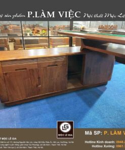 Bàn làm việc gỗ óc chó