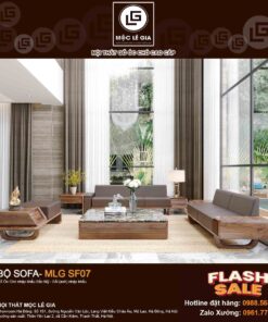Bộ Sofa Gỗ Óc Chó MLG SF07