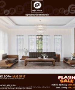 Bộ Sofa Gỗ Óc Chó MLG SF17