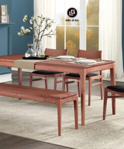 Bàn ăn gỗ óc chó xuất khẩu Bax-68