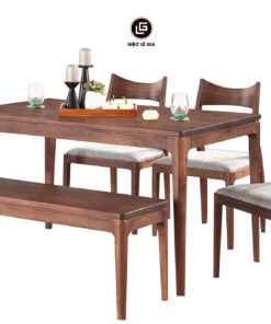 Bàn ăn gỗ óc chó xuất khẩu Bax-68