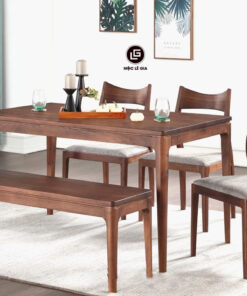 Bàn ăn gỗ óc chó xuất khẩu Bax-68